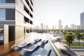 Complejo residencial New residence Jardin Astral with a swimming pool, a co-working area and lounge areas, Jumeirah Garden city, Dubai, UAE