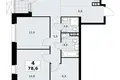 4 room apartment 79 m² poselenie Sosenskoe, Russia