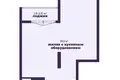 2 room apartment 46 m² Minsk, Belarus