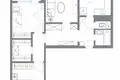 Mieszkanie 3 pokoi 66 m² Mińsk, Białoruś
