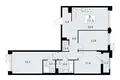 3 room apartment 78 m² Troitsk, Russia