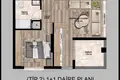 1 bedroom apartment 49 m² Mezitli, Turkey