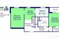 3 room apartment 73 m² Jeĺnica, Belarus