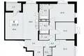 4 room apartment 106 m² Moscow, Russia