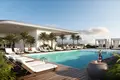 Residential complex New residence Cove Edition with swimming pools in the central area of Dubailand, Dubai, UAE