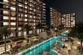 Residential complex New residence with a swimming pool and a water park at 520 meters from the sea, Mersin, Turkey