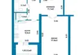 1 room apartment 45 m² Minsk, Belarus