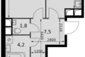 Квартира 2 комнаты 58 м² Развилка, Россия