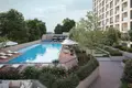 Residential complex The Crest Grande — spacious apartments by Sobha in a modern residence with a pool in Sobha Hartland, Dubai