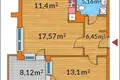 Apartamento 2 habitaciones 55 m² Varsovia, Polonia