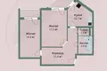Apartamento 2 habitaciones 58 m² Zhodino, Belarús