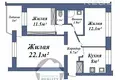 3 room apartment 72 m² Baranavichy, Belarus