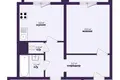 Apartamento 2 habitaciones 53 m² Minsk, Belarús