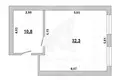 Büro 43 m² in Muchaviecki sielski Saviet, Belarus