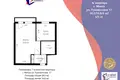 1 room apartment 28 m² Minsk, Belarus