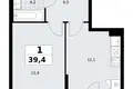 1 room apartment 39 m² Kommunarka, Russia