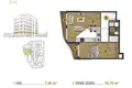 Квартира 1 спальня 58 м² Sinan, Турция