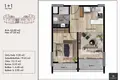 1 bedroom apartment 67 m² Mezitli, Turkey