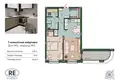 1 room apartment 61 m² Kaliningrad, Russia