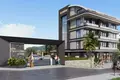 Residential complex New guarded residence with a swimming pool at 900 meters from the sea, Oba, Turkey