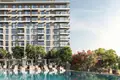 Residential complex New Golf Point Residence with a golf course, a park and a swimming pool, Emaar South, Dubai, UAE