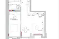 Mieszkanie 2 pokoi 58 m² Mińsk, Białoruś