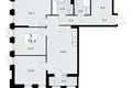 Mieszkanie 3 pokoi 78 m² Troick, Rosja