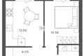Appartement 1 chambre 33 m² Laskino, Russie