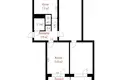 3 room apartment 66 m² Minsk, Belarus