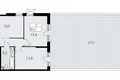 2 room apartment 83 m² Kommunarka, Russia