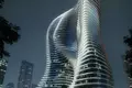  High-rise residential complex Bugatti Residences with a private beach close to a yacht club, Business Bay, Dubai, UAE