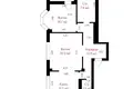 2 room apartment 76 m² Minsk, Belarus