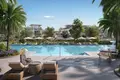 Kompleks mieszkalny New complex of townhouses Velora 2 with swimming pools, gardens and the river, The Valley, Dubai, UAE