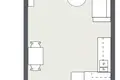 1 room apartment 27 m² Klaipėda, Lithuania