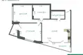 Mieszkanie 3 pokoi 73 m² Mińsk, Białoruś