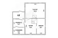 Casa 47 m² Rakitnicki sielski Saviet, Belarús