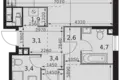 Wohnung 3 zimmer 68 m² Moskau, Russland