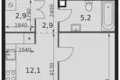 Mieszkanie 1 pokój 36 m² Moskwa, Rosja