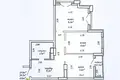 2 room apartment 62 m² Minsk, Belarus