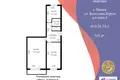 Apartamento 2 habitaciones 45 m² Minsk, Belarús