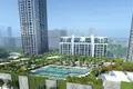 Kompleks mieszkalny New residence Design Quarter with a two-level swimming pool and green areas close to highways, Design District, Dubai, UAE