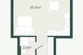 1 bedroom apartment 34 m² Riga, Latvia