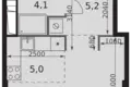 Studio 1 zimmer 29 m² Moskau, Russland