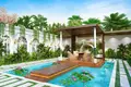 Wohnkomplex New luxury Aqua Flora Residence with gardens, swimming pools and a kids' adventure park, Al Barsha South, Dubai, UAE