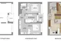 Квартира 3 комнаты 57 м² Минск, Беларусь