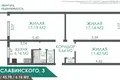 Квартира 3 комнаты 62 м² Минск, Беларусь