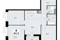 4 room apartment 67 m² poselenie Sosenskoe, Russia