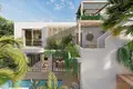 Wohnkomplex New complex of villas with swimming pools, roof-top terraces and sea views, Samui, Thailand