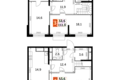 Mieszkanie 3 pokoi 110 m² Razvilka, Rosja