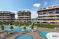 Жилой комплекс Элитная резиденция с бассейнами и теннисным кортом недалеко от моря, Аланья, Турция
